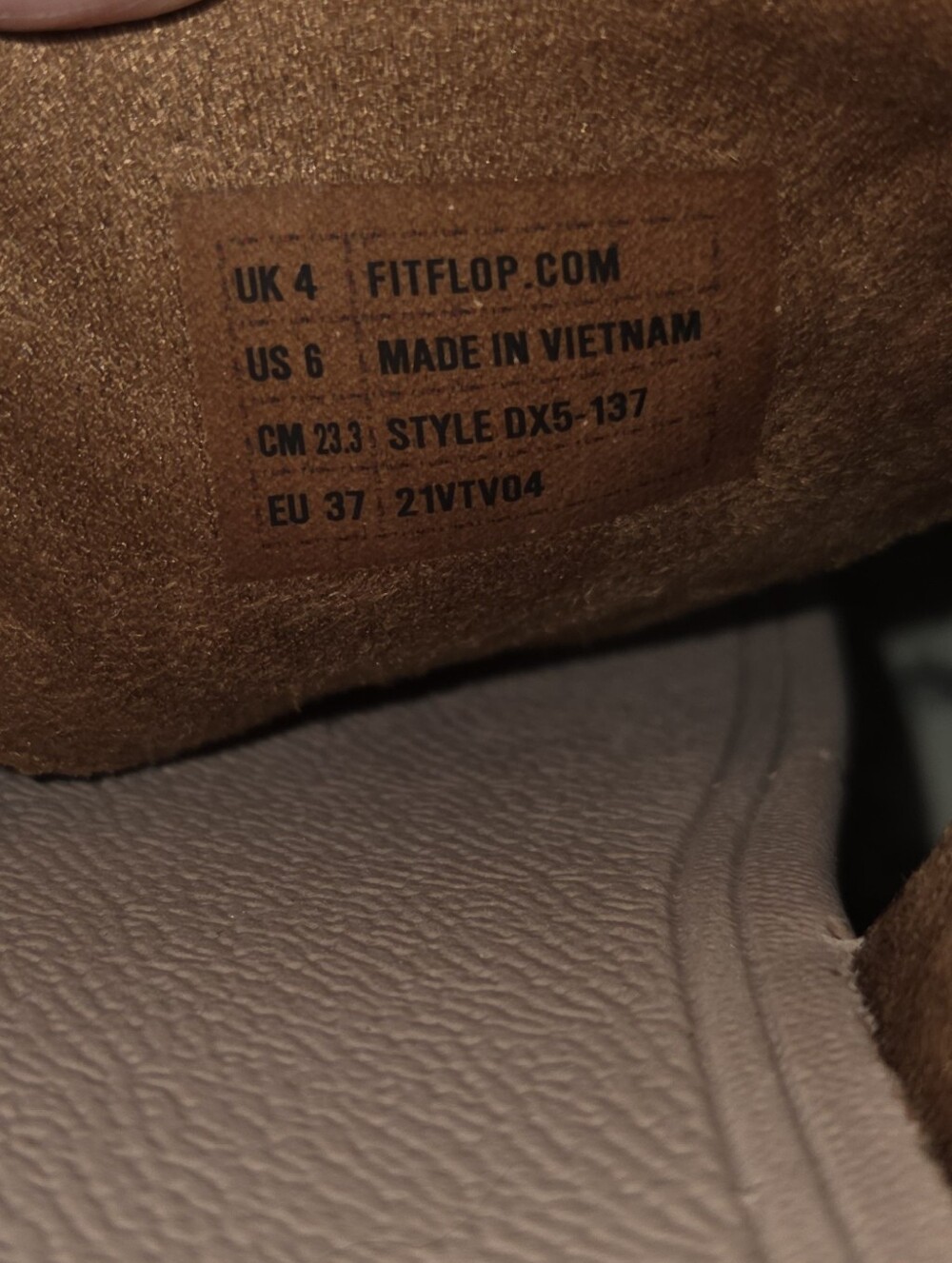 FitFlop Walkstar Leather Toe-post Womens Sandals..6..NEW - Picture 5 of 7